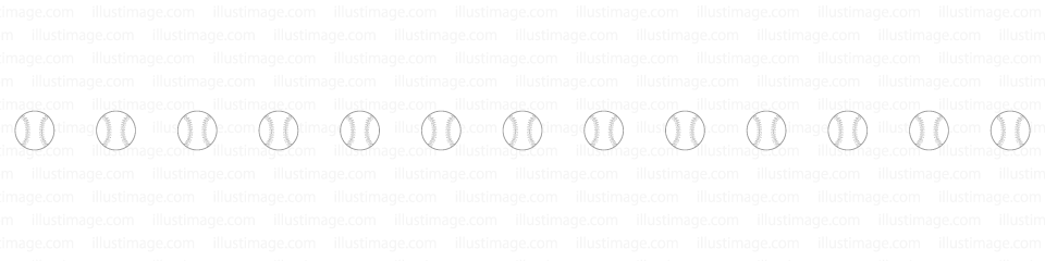 ソフトボールのライン線イラストのフリー素材 イラストイメージ