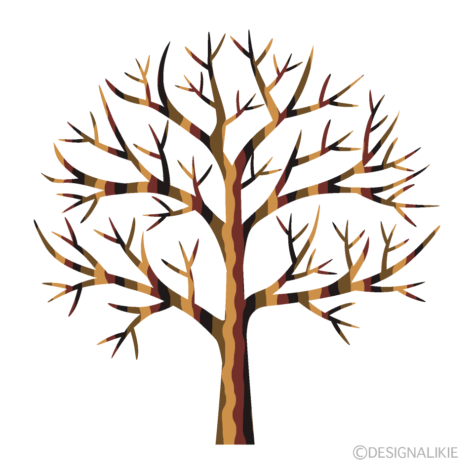 おしゃれな木の枝の無料イラスト素材 イラストイメージ