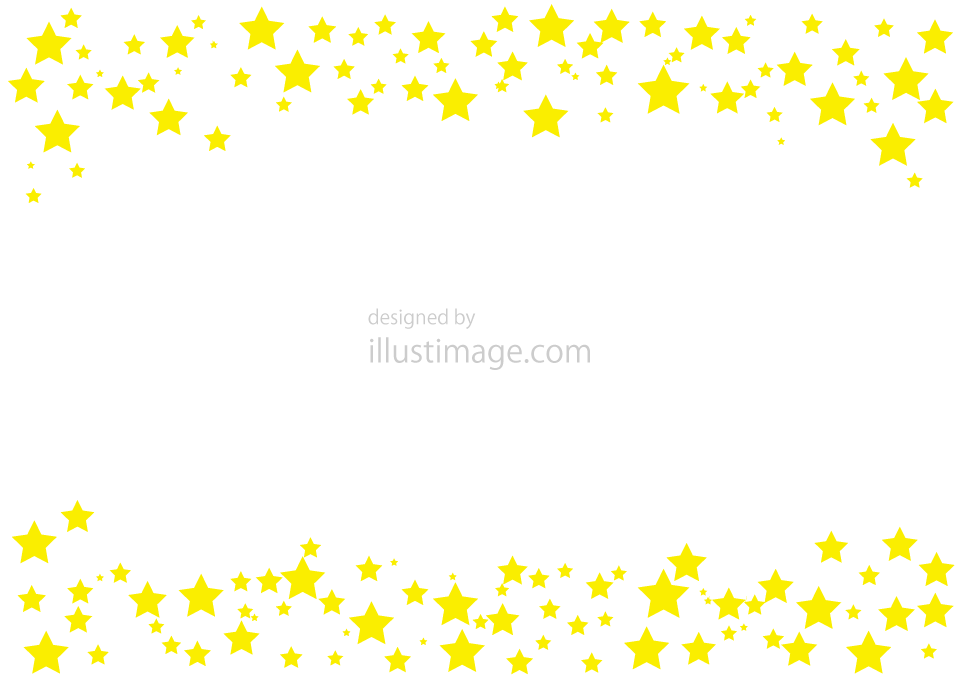 星フレームの無料イラスト素材 イラストイメージ