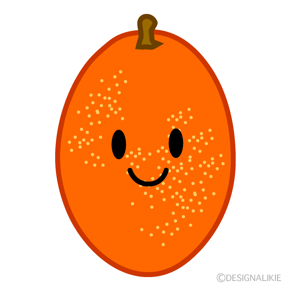 可愛いマンゴーキャラの無料イラスト素材 イラストイメージ