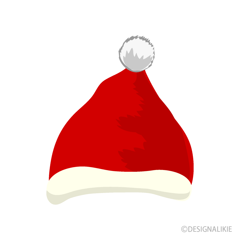 驚くばかり可愛い サンタクロース 帽子 イラスト 最高の動物画像