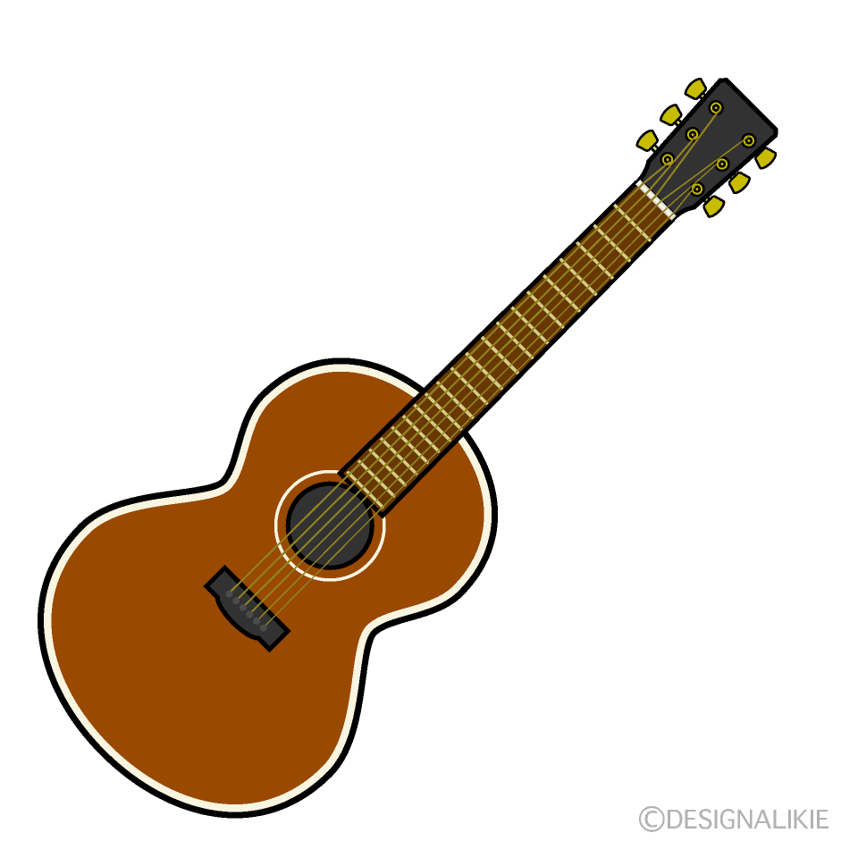 ギターアイコンの無料イラスト素材 イラストイメージ
