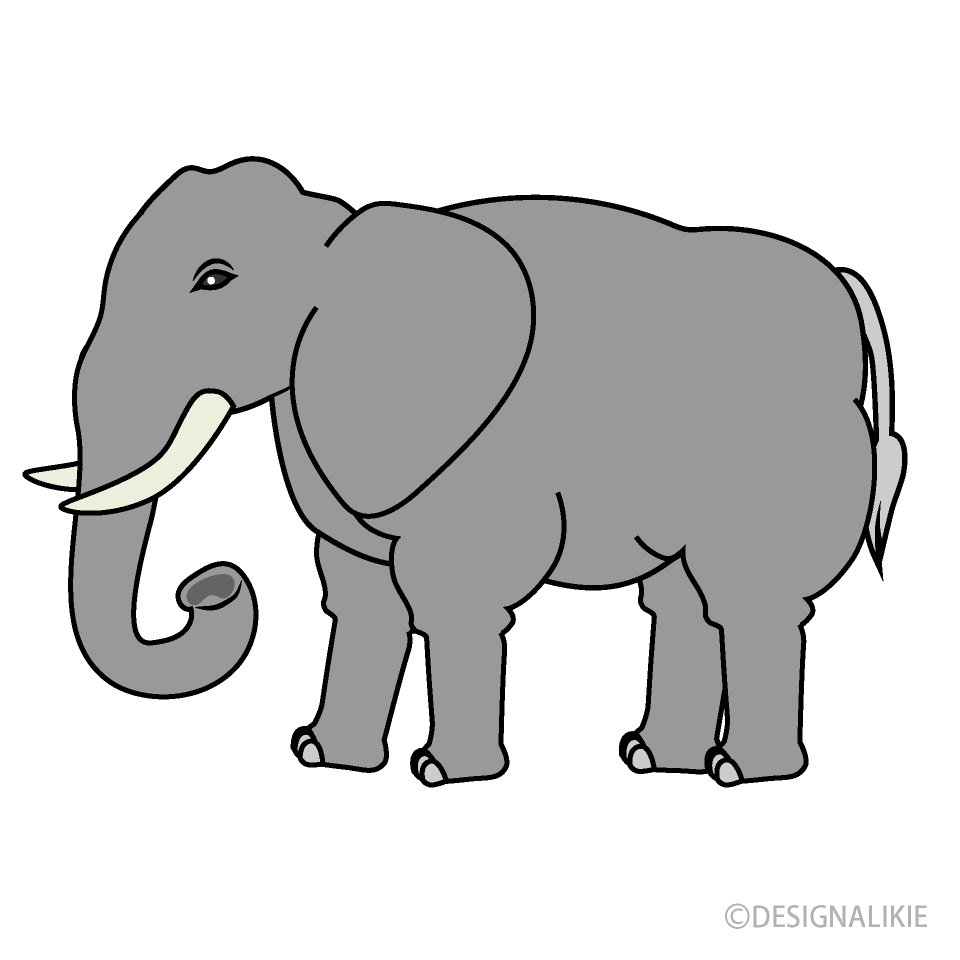 象の無料イラスト素材 イラストイメージ
