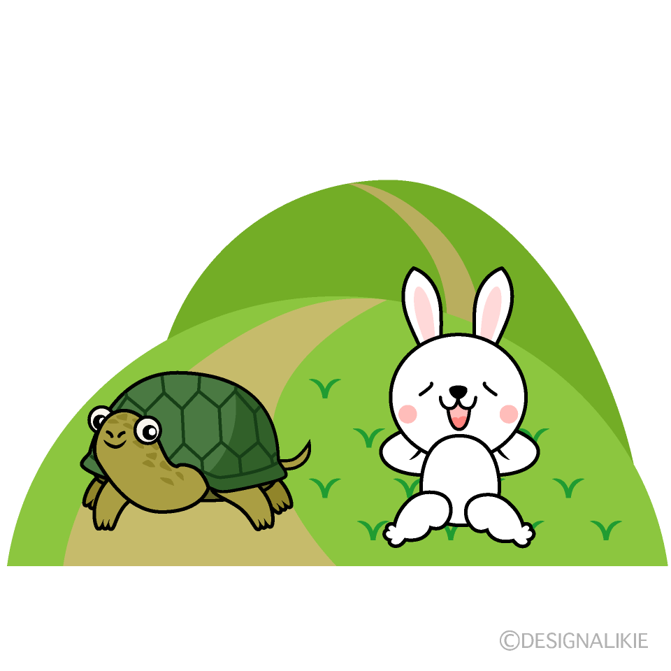 驚くばかりイラスト 亀 動物ゾーン