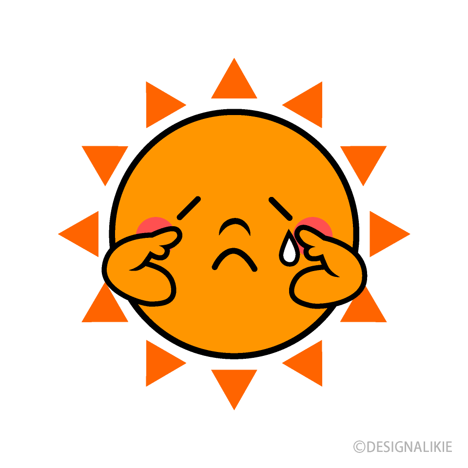 メソメソ泣く太陽キャラ