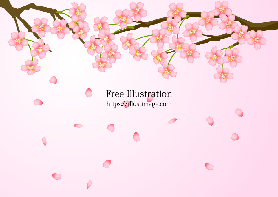 トップ100 桜 散る イラスト ただのディズニー画像