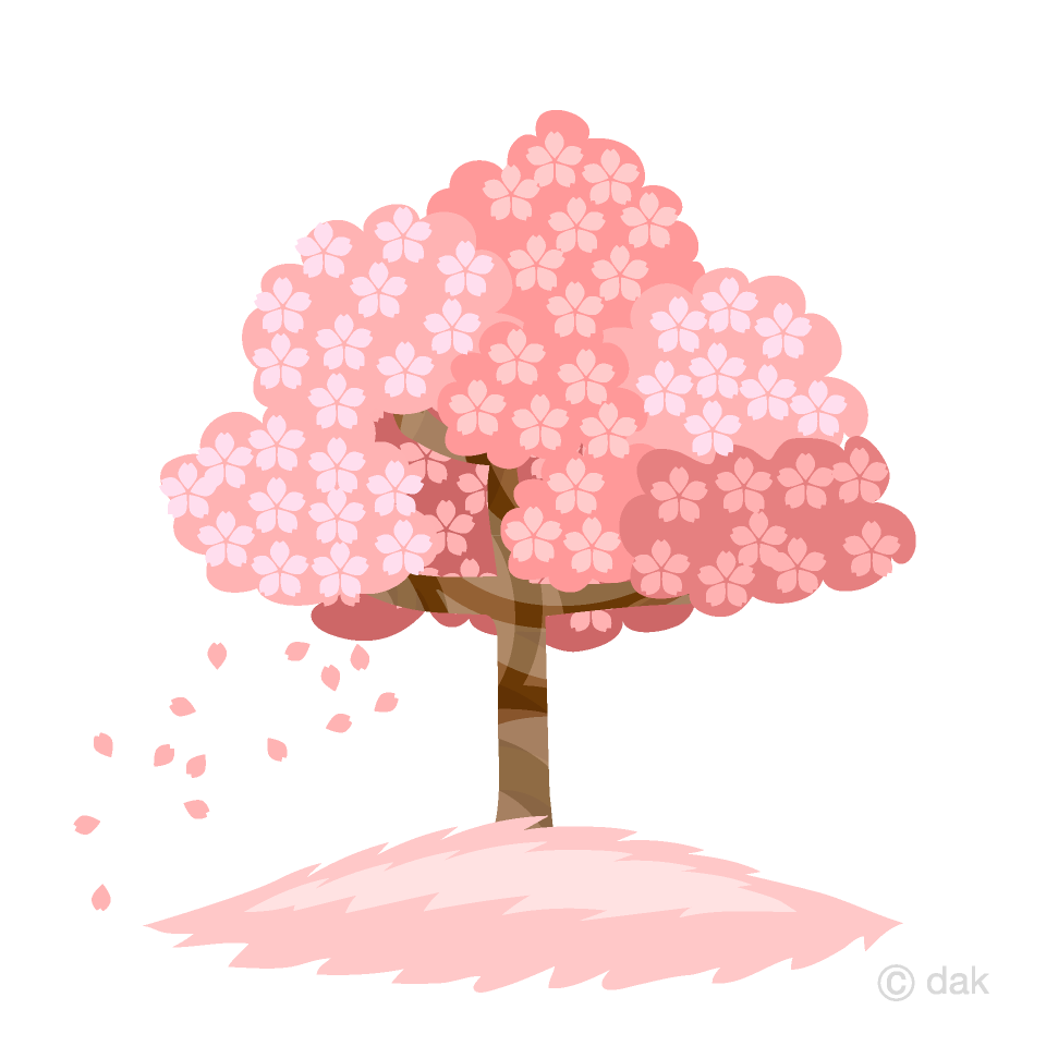 新着かっこいい 桜の 木 イラスト かわいいディズニー画像