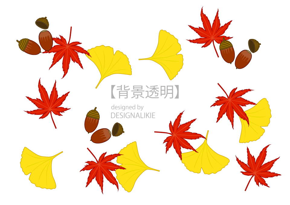 まとめ 紅葉の無料イラスト素材 イラストイメージ