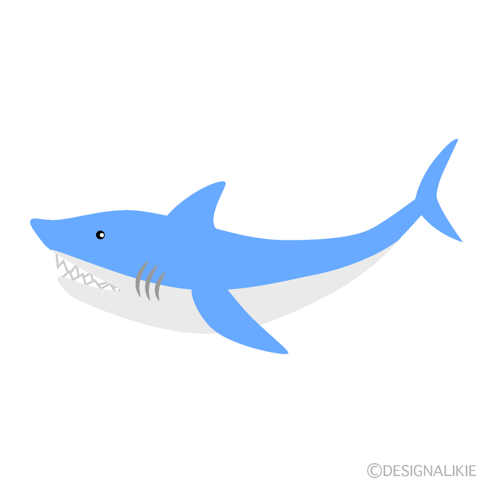 サメの無料イラスト素材 イラストイメージ