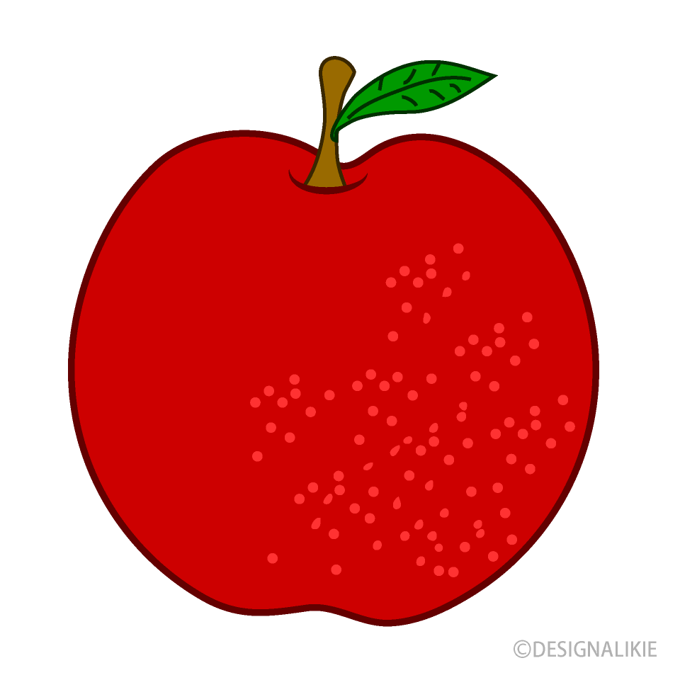 りんごイラストのフリー素材 イラストイメージ