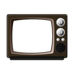 ブラウン管テレビ（画面透明）