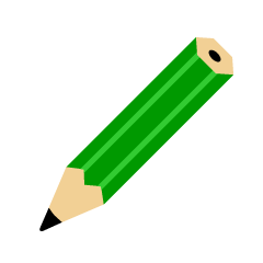 緑色の鉛筆