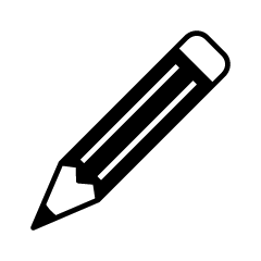 白黒鉛筆