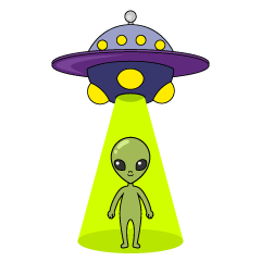 UFOから出てくる宇宙人