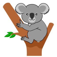 木のコアラ