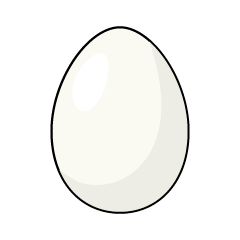 シンプルな卵