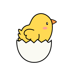 卵から出るヒヨコ