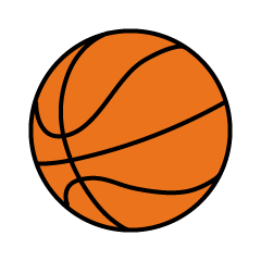 まとめ バスケットボールのフリーイラスト素材 イラストイメージ