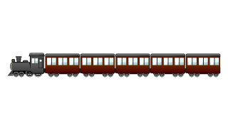 6両の機関車
