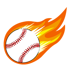 火の玉野球ボール