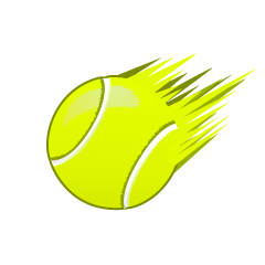 速球のテニスボール