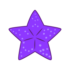 紫ヒトデ
