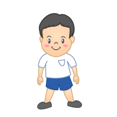 小さなかわいい男の子の無料イラスト素材 イラストイメージ