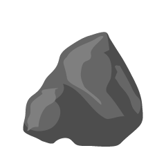 小さな黒い岩