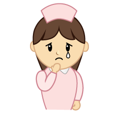 悲しい看護師