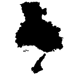 兵庫県地図イラストのフリー素材 イラストイメージ
