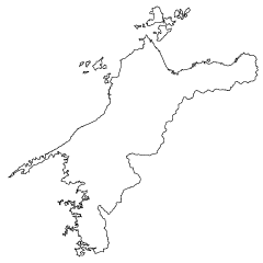 愛媛県地図イラストのフリー素材 イラストイメージ