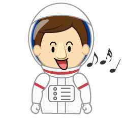 歌う宇宙飛行士