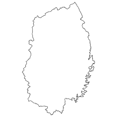 岩手県地図イラストのフリー素材 イラストイメージ