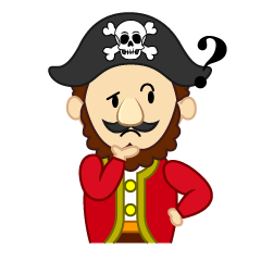 考える海賊