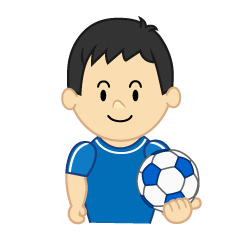 サッカー少年キャラ