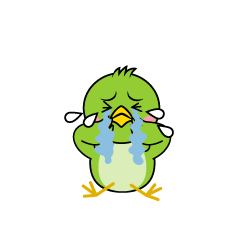 泣く小鳥キャラ