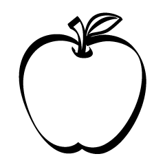 リンゴ（筆画）