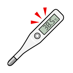 熱のある体温計