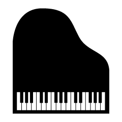 簡易ピアノ（上部）