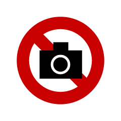 カメラ撮影禁止マーク
