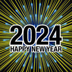 Happy New Year 2022 虎柄爆発
