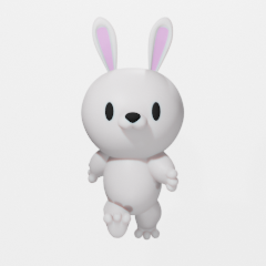 かわいいウサギ3D