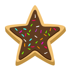 チョコの星クッキー