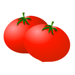 ２個のトマト