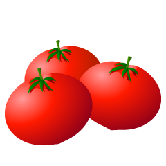 ３個のトマト
