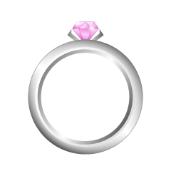 ピンクの婚約指輪