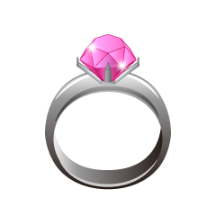 ピンクダイヤの婚約指輪