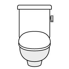洋式トイレ便器タンク