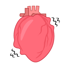 不整脈の心臓