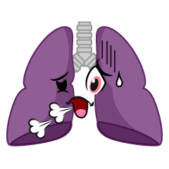 疾患のある肺キャラ